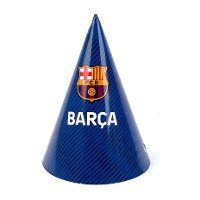 Cappellini a cono FC Barcelona blu - 6 pezzi