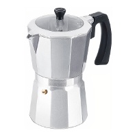 Caffettiera italiana 12 tazze con coperchio trasparente - Kinvara