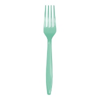 Forchette in plastica colorate da 18 cm - 24 pezzi