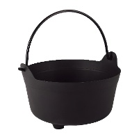 Calderone da strega nero - 24 cm
