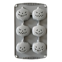 Stampo in silicone per zucche sinistre 30 x 17 cm - Decora - 6 cavità