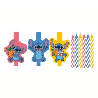 Set di 9 candele Stitch e Angel