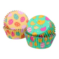 Capsule per cupcake di pulcino pasquale - PME - 60 pz.