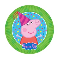 Piatti Peppa Pig 18 cm - 8 pz.