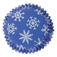 Capsule per cupcake a fiocco di neve - PME - 30 pz.