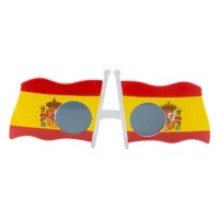 Bicchieri con bandiera spagnola