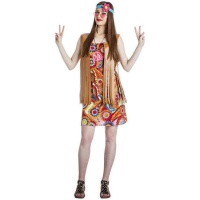 Costume hippy fantasia da donna