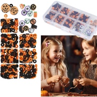 Scatola di perline per braccialetti di Halloween - 512 unità