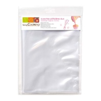 Maniche usa e getta a doppio compartimento di 45 cm - Scrapcooking - 6 unità