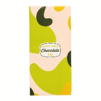 Scatola per tavoletta di cioccolato Green waves 16 x 7,5 x 2,5 cm - confezione da 5