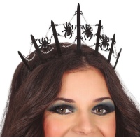 Diadema metallica di ragni