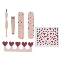Set manicure di cuori - 6 pezzi
