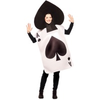 Costume da poker per adulti con asso di picche