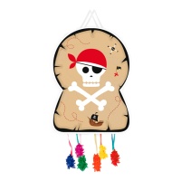 Pignatta di pirati alla ricerca del tesosro 46 x 65 cm