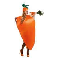 Costume da carota per adulti