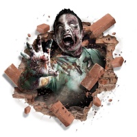 Decorazione murale adesiva Zombie - 70 x 80 cm