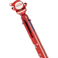 Penna multicolore di Babbo Natale