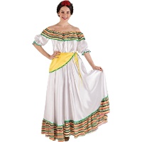 Costume da messicana lungo per donna
