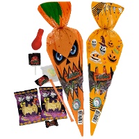 Sacchetti di caramelle di Halloween arancione - 1 unità