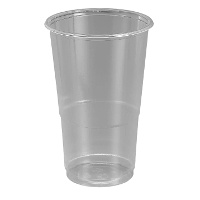 Bicchieri di plastica trasparente da 250 ml - 25 pezzi