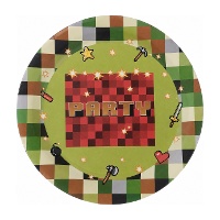 Piatti di TNT Party da 23 cm - 8 unità