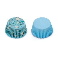 Capsule per cupcakes con elefante rosa - Decora - 36 unità