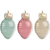 Palloncini natalizi a forma di lampadina 34 x 55 cm - 3 pezzi