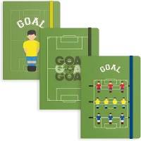 Taccuino da calcio da 14,5 x 10,5 x 1,5 cm