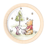 Piatti di Winnie the Pooh in ambientazione naturale 23 cm - 8 unità