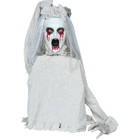 Sposa zombie animata con luce, suono e movimento