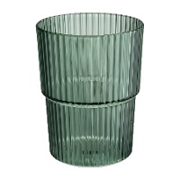 Bicchiere in acrilico a righe da 450 ml