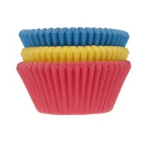 Pirottini cupcake colori primari - House of Marie - 75 unità