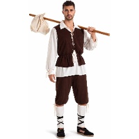 Costume da scudiero medievale per uomo