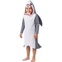 Costume di squalo bianco per bambini