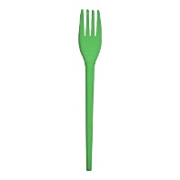 Forchette di plastica colorate da 17 cm - 12 pezzi