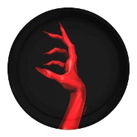 Piatti di mano vampirica di 23 cm - 6 unità