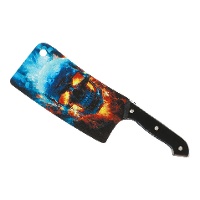 Ascia a teschio in fiamme di 30 cm