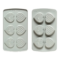 Stampo duo a cuori in silicone - Decora - 6 cavità