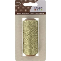 Bobina di spago fine metallizzato da 100 m