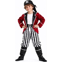 Costume da pirata corsaro inglese per bambino