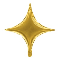 Palloncino a stella a 4 punte metallico da 45 cm