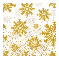 Scatola per dolci o cupcakes con fiocchi dorati di 17,5 x 17,5 x 8,5 cm