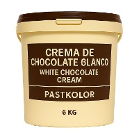 Crema di cioccolato bianco da 6 kg - Pastkolor