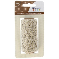 Bobina di corda effetto metallizzato da 30 m