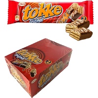Tokke al cioccolato al latte con riso soffiato - Valor - 30 pezzi