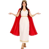 Costume da romana con mantello per donna