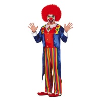 Costume clown con frac da uomo