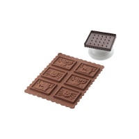 Kit per biscotti Choco Monsters - Silikomart - 2 pezzi