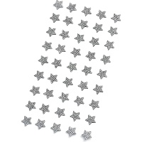 Stelline adesive con glitter da 0,8 cm - 45 pezzi