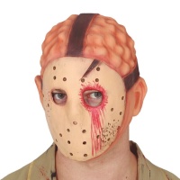 Maschera assassina da giocatore di hockey in lattice